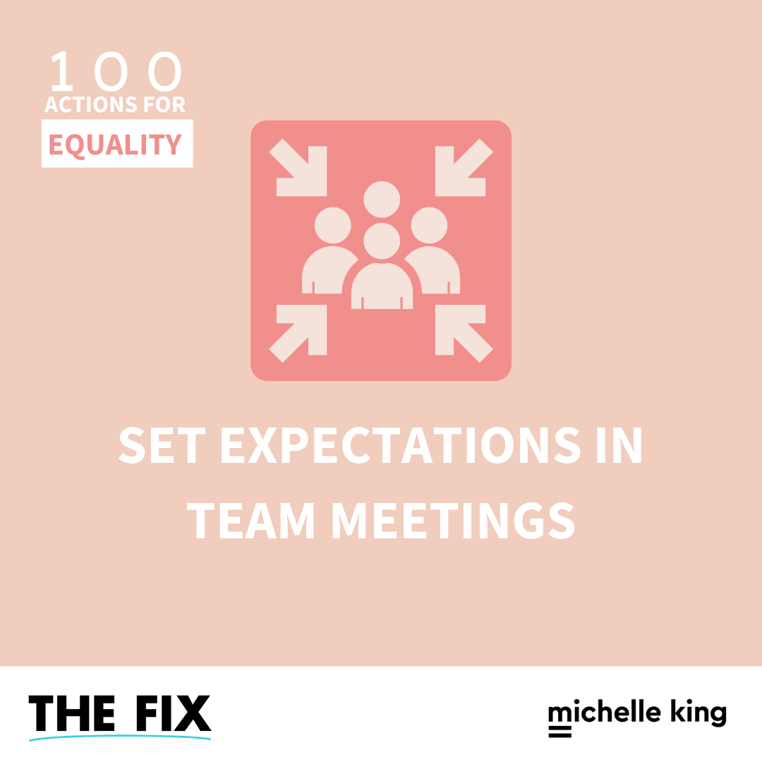 Set Expectations In Team Meetings