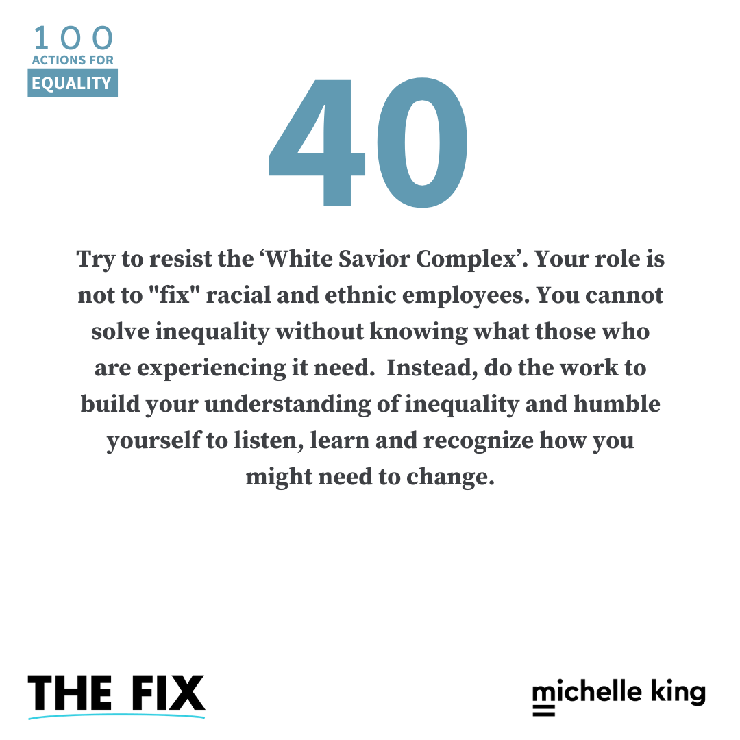 Resist The White Savior Complex