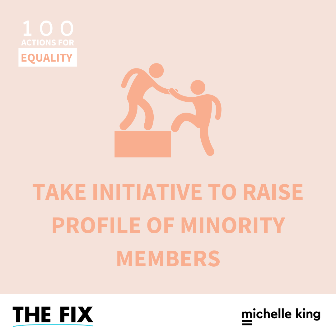 Take Initiative To Raise Profile Of Minority Members