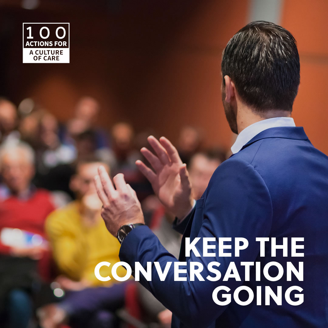 Keep the conversation going